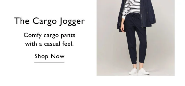 The cargo jogger                                            Comfy cargo pants with a casual feel.                                            Shop now