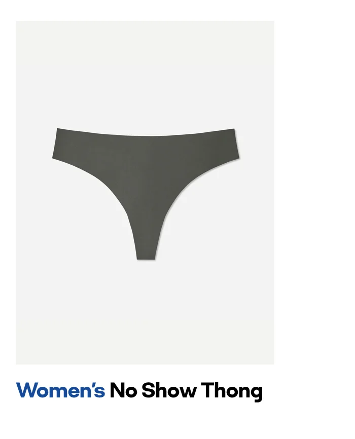 Women's No Show Thong
