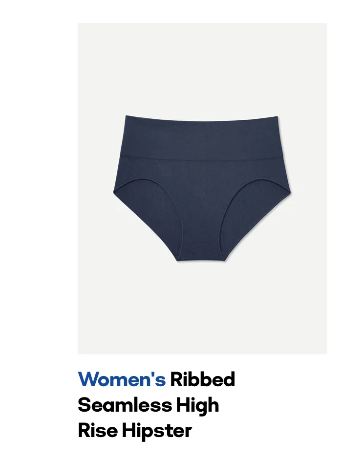 Women's Ribbed Seamless High Rise Hipster