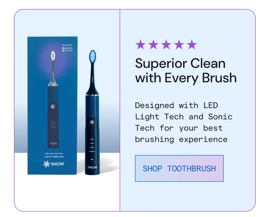 Superior Clean with Every Brush. Designed with LED light tech and sonic tech for your best brushing experience.
