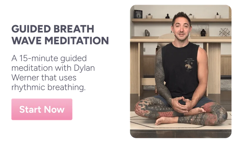 Guided breath wave meditation. A 15-minute guided meditation with Dylan Werner that uses rhythmic breathing. Start Now.