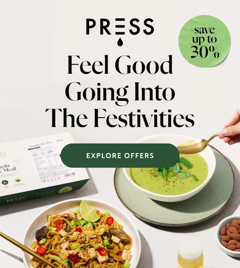 Feel good going into the festivities.