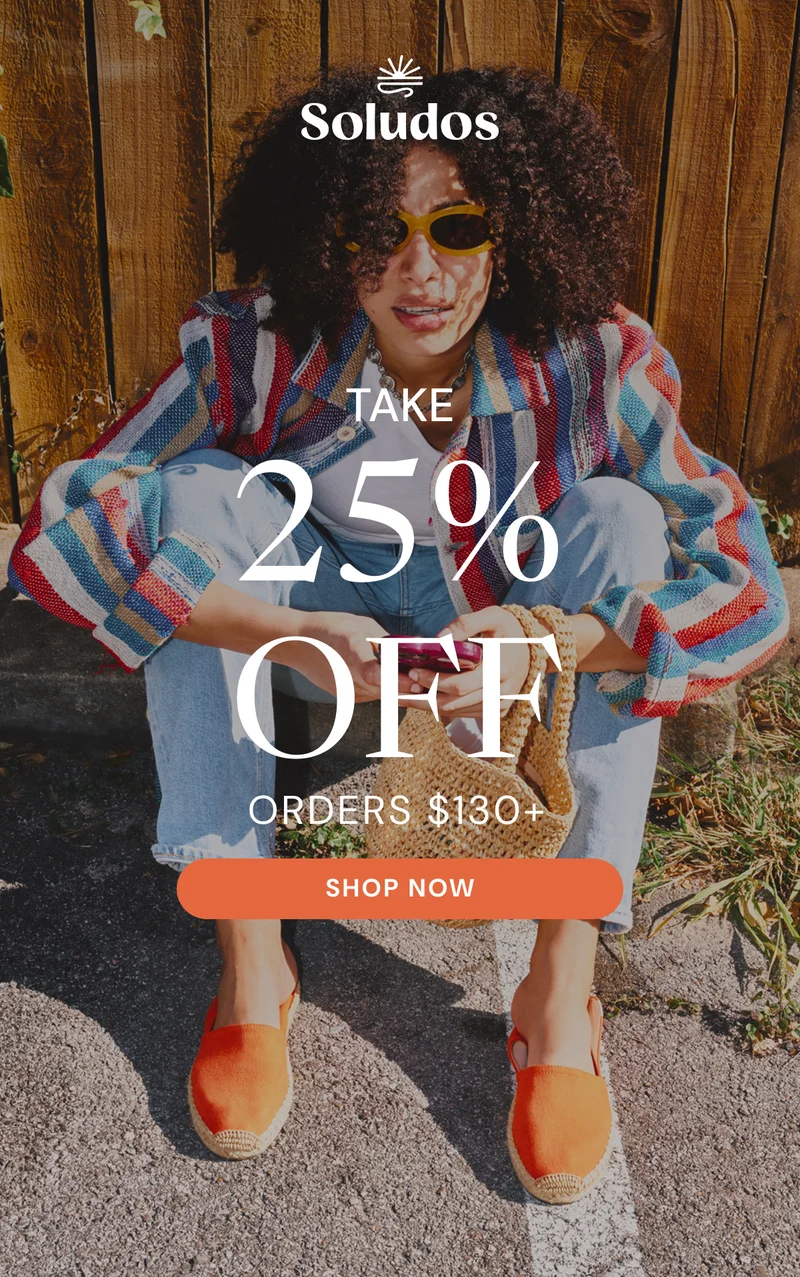 TAKE 25% OFF ORDERS $130+