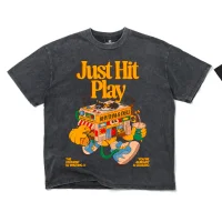 Just Hit Play Wash Tee