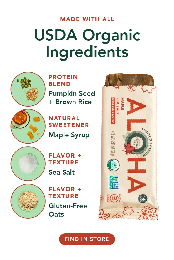 Made with all USDA Organic ingredients