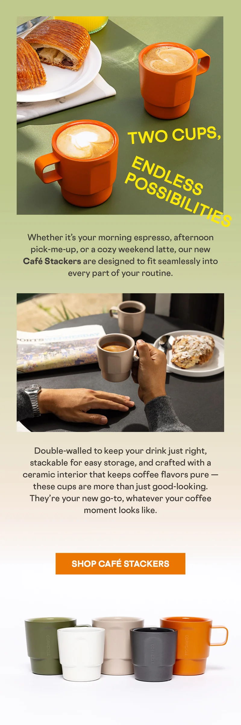 Shop NEW Cafe Stackers