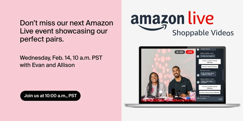 Watch our Amazon Live event, 10/10, at 10 a.m. PDT