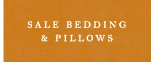 Sale bedding & pillows