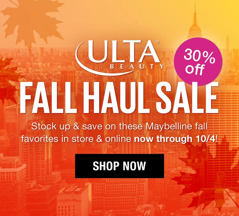 Ulta Fall Haul Sale