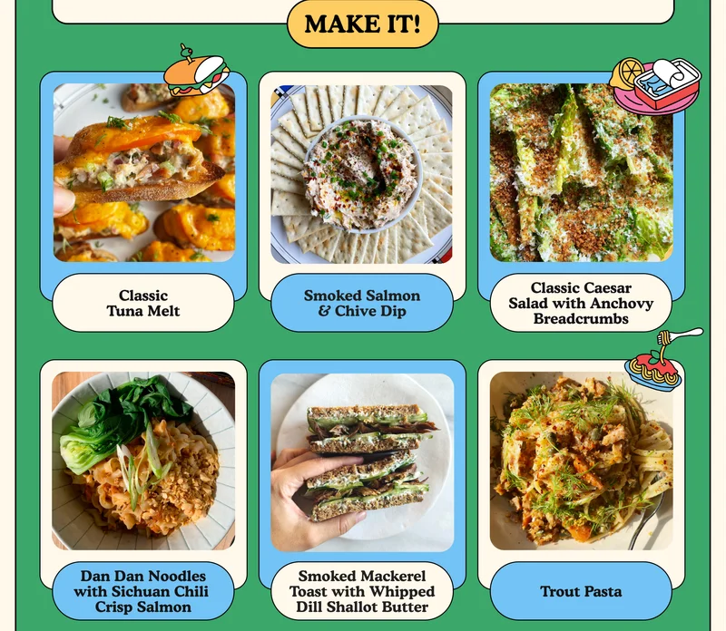 TINNED FISH RECIPES
