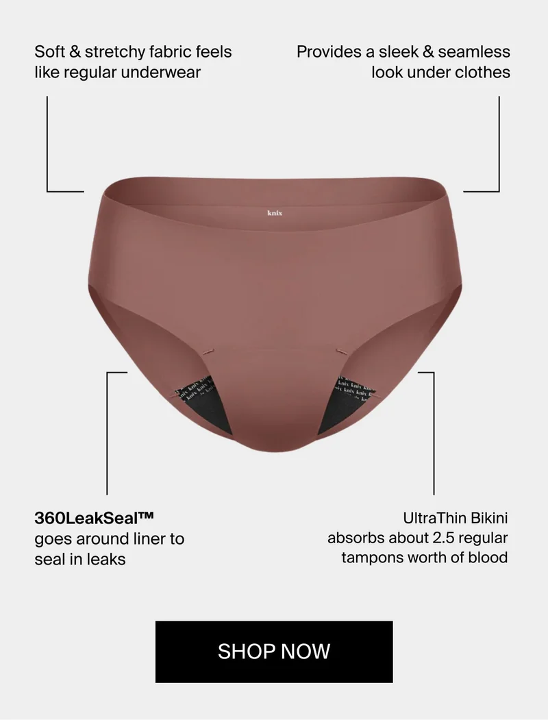 Soft & stretchy fabric feels like regular underwear. Provides a sleek & seamless look under clothes. 360 LeakSealTM goes around liner to seal in leaks. UltraThin Thong absorbs about 2 regular tampons worth of blood. SHOP NOW.