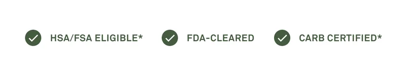 HSA / FSA Eligible | FDA-Cleared | Carb Certified