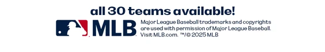 ALL 30 TEAMS AVAILABLE!