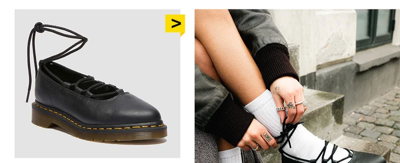 Elphie II Virginia Leather Ballet Flats