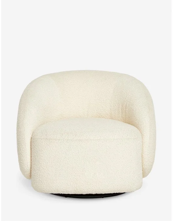 Tauri Swivel Chair - Cream