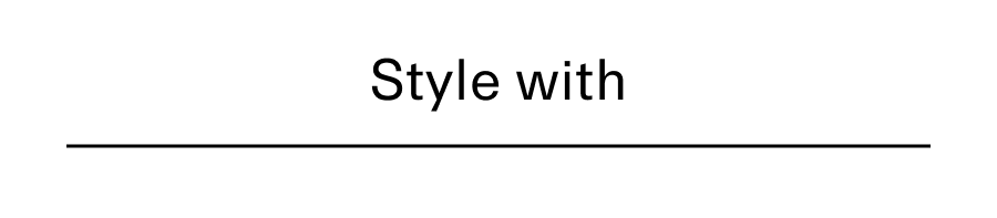 Style with text image