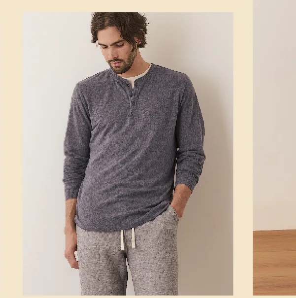 Double Knit Henley