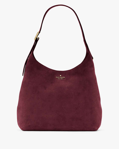 454 Suede Large Shoulder Bag