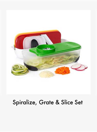 Spiralize, Grate & Slice Set