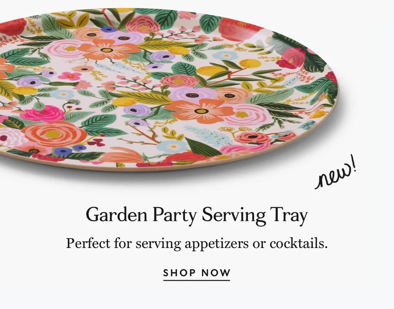 Shop Garden Party Serving Tray