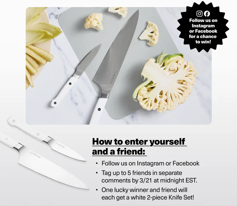 Enter to win on Instagram!