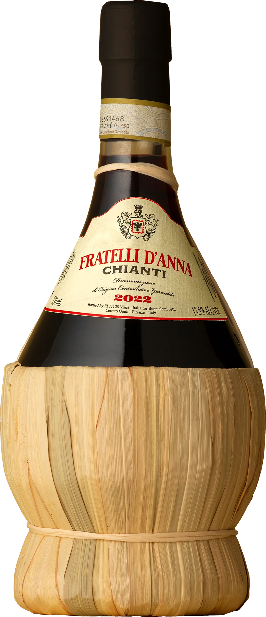Image of Fratelli D'Anna<br>Fiasco Chianti Sangiovese 2022
