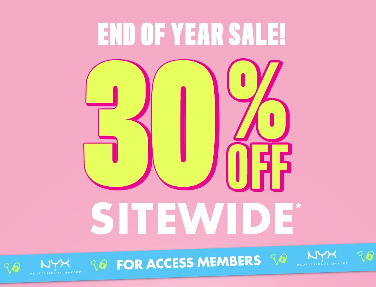 30% OFF SITEWIDE*