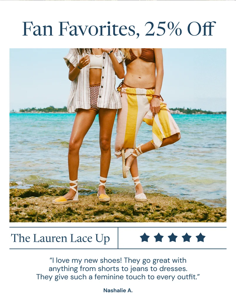 The Lauren Lace Up