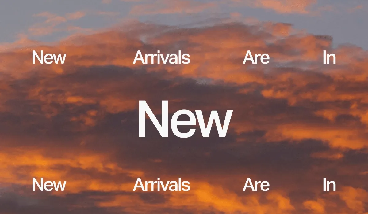 New Arrivals Are In