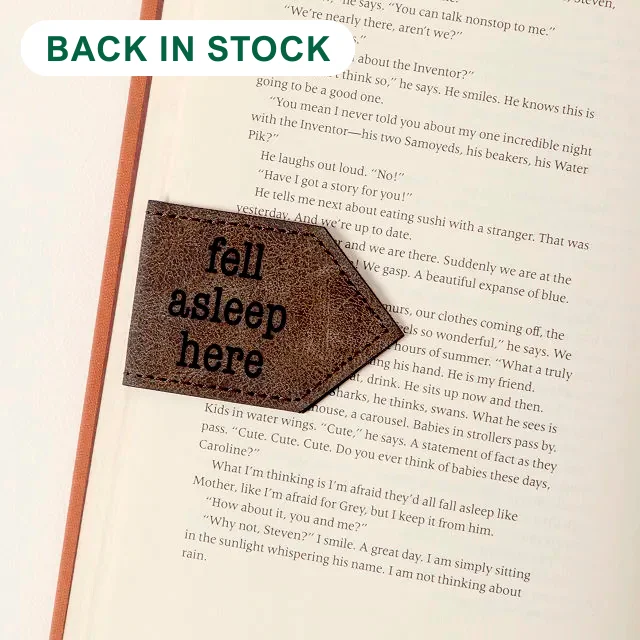 Fell Asleep Here Magnetic Bookmark