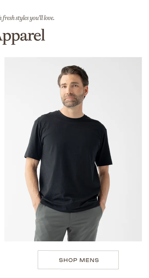 Shop Men's Apparel: 40% Off