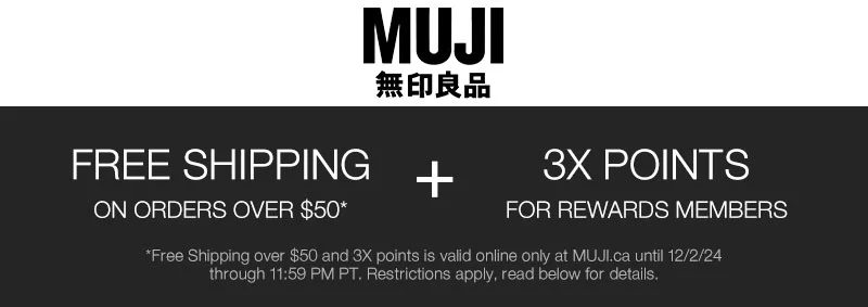 Get Free Shipping Over $50 plus, 3X points sitewide!