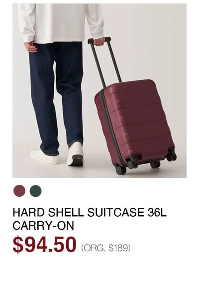 Shop Hard Shell Suitcase 36L | Carry-On