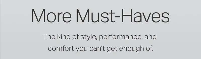 More Must-Haves