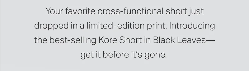 Your favorite cross-functional short just dropped in a limited-edition print.