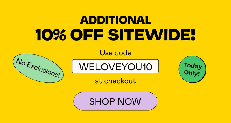 Additional 10% Off Sitewide!