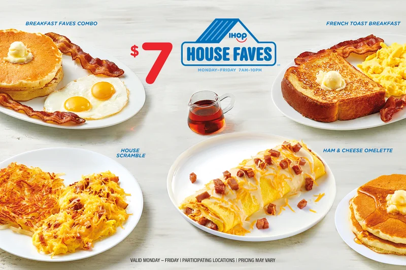 $7 HOUSE FAVES MONDAY-FRIDAY 7AM-10PM