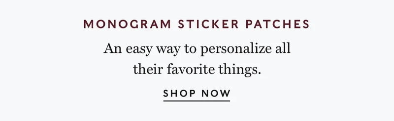 The Monogram Shop is open, and blooming from A to Z. Shop journals, key rings, stationery and more adorned with our signature florals and your favorite initial