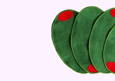 Martini Olive Cocktail Napkins