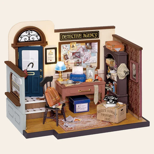 Miniature Detective Agency Building Kit