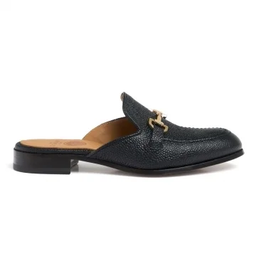 Liberty Women's Mule in Black Grain Leather