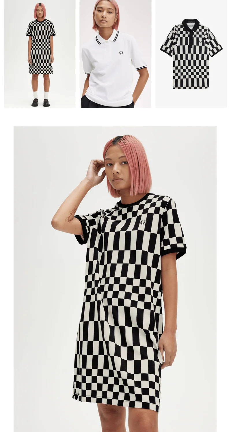 Varied Womens chequerboard Fred Perry products