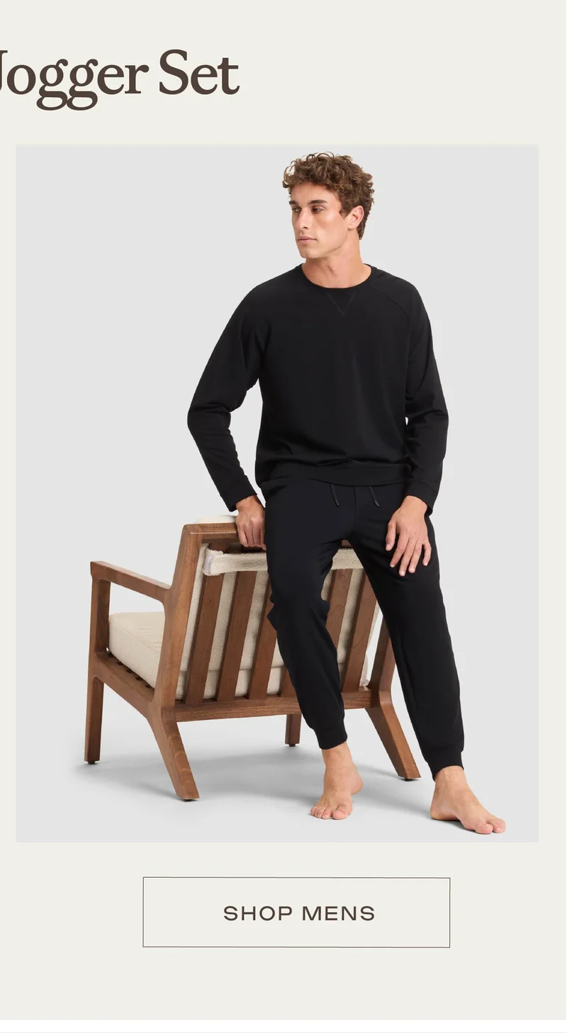 Men's Bamboo Jogger Set - Shop Now Men's Bamboo Jogger Set - Shop Now