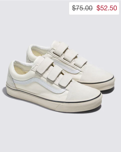 Old Skool V Suede Canvas Shoe