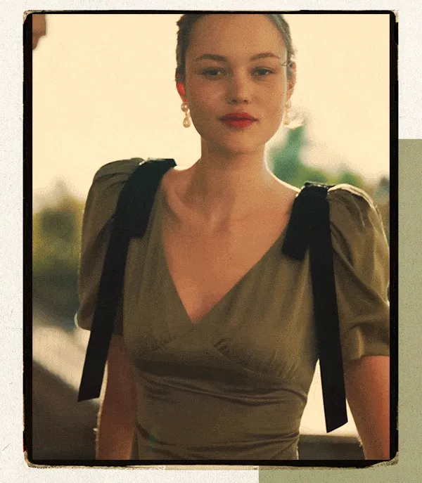 Green dresses