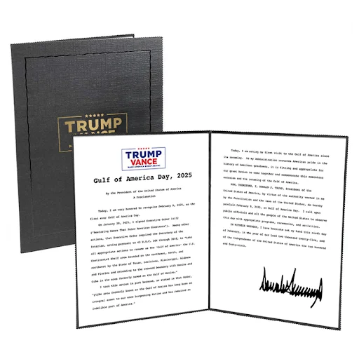 Replica Executive Order: Gulf of America