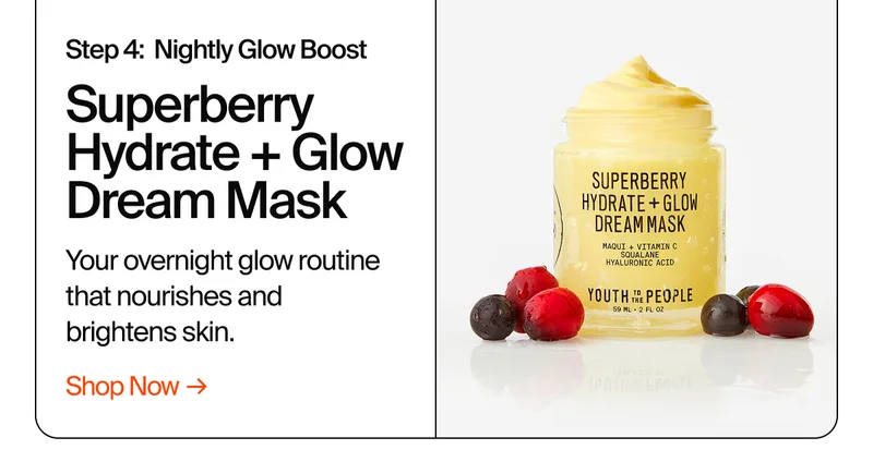 Superberry Hydrate + Glow Dream Mask