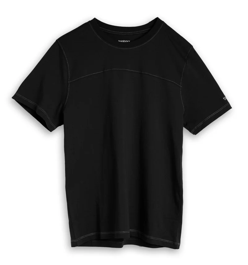 Image of Cotton Vintage Tee - Black