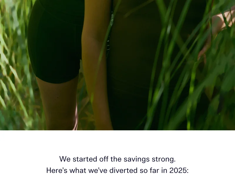 We started off the savings strong. Here's what we've diverted so far in 2025: