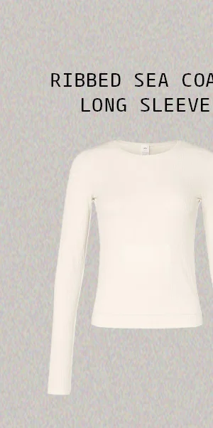 Ribbed Sea Coast Long Sleeve